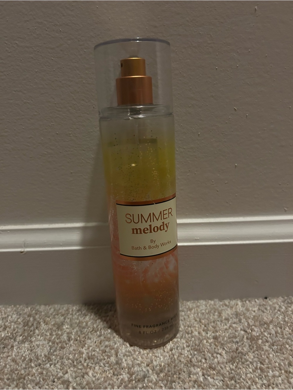 Bath & Body Works Summer Melody Fragrance Mist - Yellow & Peach